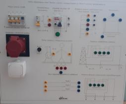 Лаборатория "Электротехники и электроники", "Технического обслуживания электрооборудования". Учебно-лабораторный стенд "Монтаж и наладка электроустановок до 1000В в системе электроснабжения"